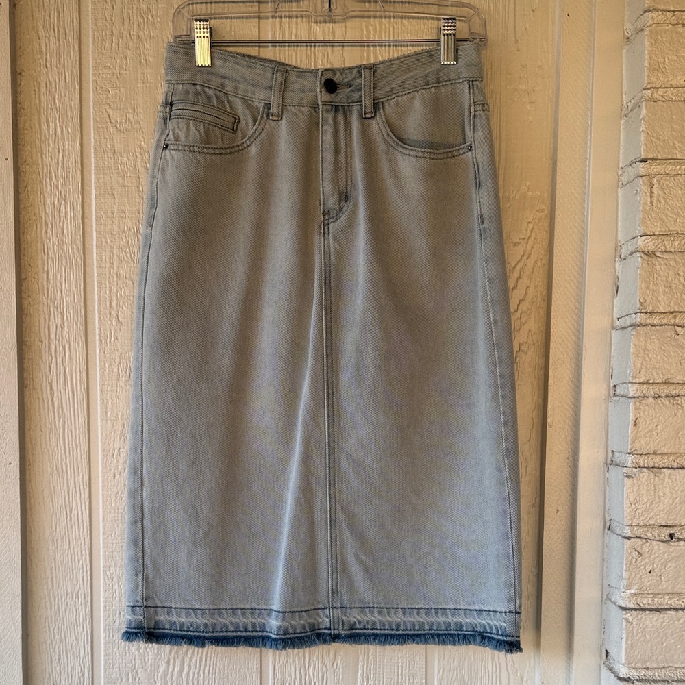 The Main Street Exchange Apparel denim skirt